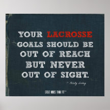 Ripped for Lacrosse Success in Blue Denim! Print