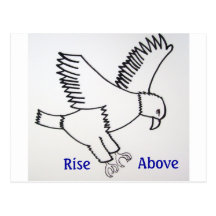 Rise Above Postcard