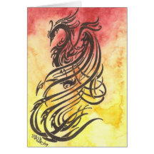 Rising of the Phoenix Greeting Card