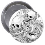 RITON TATTOO ART PINBACK BUTTONS