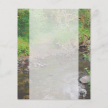 River in woodland. flyers