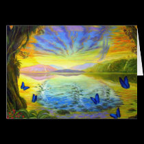 River Of Life-Note Card cards