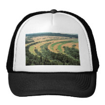 River Oxbows - Aerial View Trucker Hats