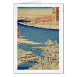 River Sumida Musashi Greeting Card