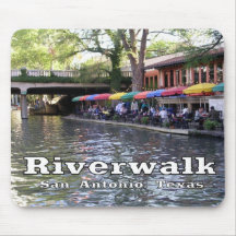 Riverwalk, San Antonio, TEXAS Mouse Mat