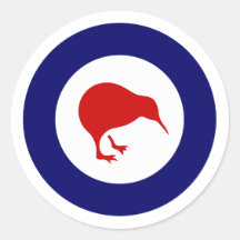 Rnzaf roundel, New Zealand Round Stickers
