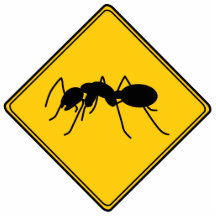 Road Sign- Ant Cut Out Sculpture