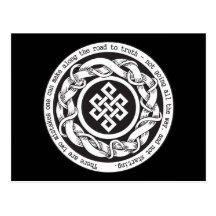 Road to Truth Endless Knot Postcards