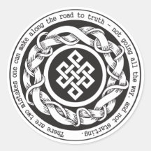 Road to Truth Endless Knot Sticker
