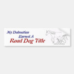Road Trial: RD Title - Dalmatian Bumper Stickers