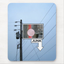 Roadsign Junk Mouse Pad