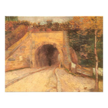 Roadway w Underpass; Viaduct by Vincent van Gogh Personalised Invite