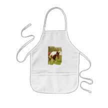 Roaming Paint Horse Children's Apron