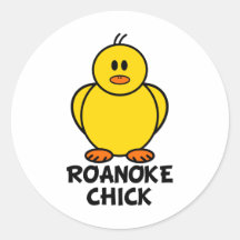Roanoke Virginia Chick Sticker