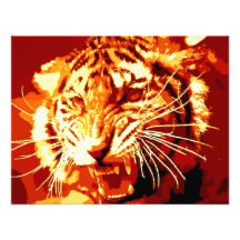 Roaring Tiger Custom Invitations
