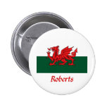 Roberts Welsh Flag Button