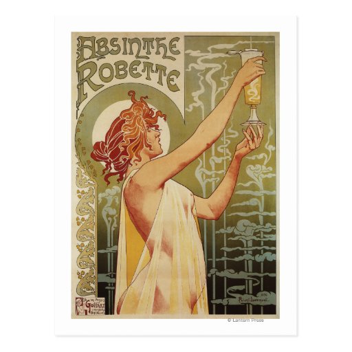 Robette Absinthe Advertisement Poster Post Cards