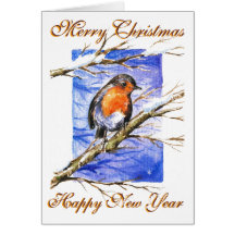 Robin 3 greeting cards