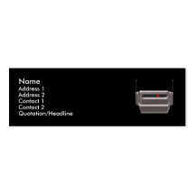 Robo Head Profile Card Business Card Templates