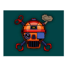 Robo Pirate II Postcard
