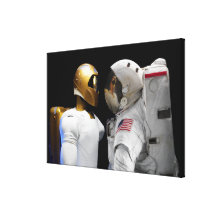 Robonaut 2, a dexterous, humanoid astronaut hel gallery wrap canvas