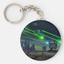 Robot Attack Keychain