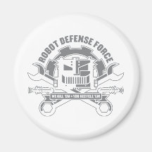 Robot Defence Force Magnet