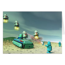 Robot Invasion From Above Card cards