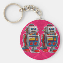 Robot Twins Keychain