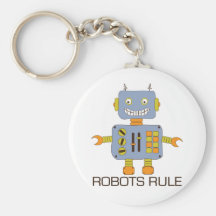 Robots Rule Keychains