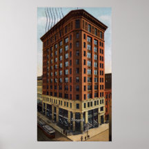 Rochester Chamber of Commerce Building Poster