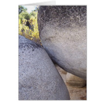 Rock and a Hard Place Greeting Card