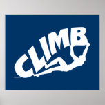 Rock Climbing Bouldering Poster
