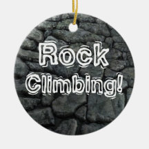 Rock Climbing! Christmas Ornaments