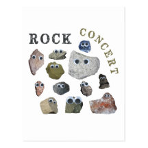 Rock Concert Postcard