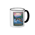 Rock Creek, MontanaFly Fishing Scene Mug