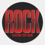 Rock. Music legend. Classic. Hard. Custom Sticker