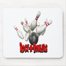 Rock-n-Bowlers Bowling Mouse Mat