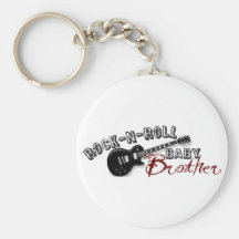 Rock-n-Roll Baby Brother Key Chain