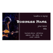Rock n Roll Business Card Template
