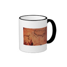 Rock painting of a hunting scene, c.17000 BC Coffee Mugs