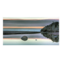 Rock Reflection Custom Photo Card