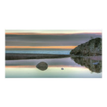 Rock Reflections Personalized Photo Card