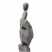 Rock Sculpture Keychain Acrylic Cut Out