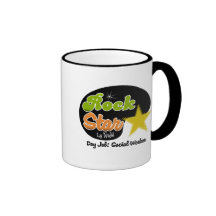 Rock Star By Night - Day Job Social Worker Mug
