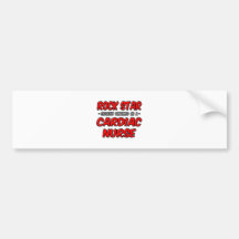 Rock Star .. Cardiac Nurse Bumper Stickers
