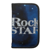 ROCK STAR "Diamond" on Night Sky Folio Planner
