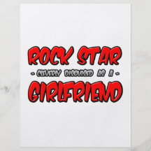 Rock Star...Girlfriend Flyer Design