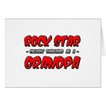 Rock Star...Grandpa Greeting Card