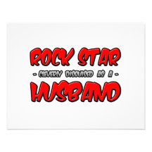 Rock Star...Husband Custom Invite